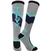 TALYX Men's Mens Cushioned Thermal Winter Ski Socks in Grey | Size: 6-11