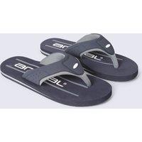 Animal Men's 'Jekyl' Soft Padded Lightweight Casual Slip On Pool Beach Flip-Flops in Navy | Size: 8