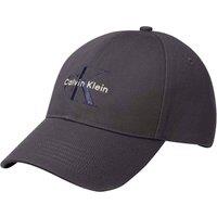Calvin Klein Men's Monologo Embroidery Baseball Cap India Ink in Black