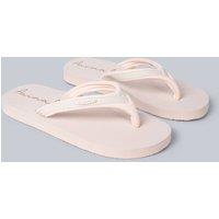 Animal Women's Swish Logo Flip Flop in Beige | Size: 7