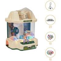 Household Mini Claw Machine with Game Coins-Green in Green