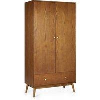 Cheshire Premium Calder 2 Door Wardrobe in Ash in Brown