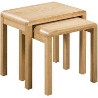 Cheshire Ardglass Solid Oak Nest Of 2 Tables in Natural
