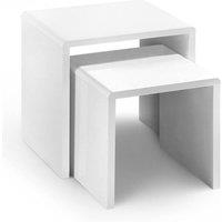 Cheshire Stratton Contemporary Nest Of 2 Tables in White