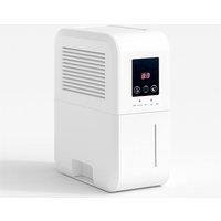 Prem-i-Air Compact Peltier dehumidifier: 2L tank, wall-mount/freestanding, white