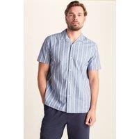TOG24 Men's 'Boldon' 100% Cotton Supersoft Short Sleeve Shirt in Light Blue | Size: XL