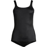 Lands' End Women's Tugless Swimsuit - Mastectomy in Black | Size: 12