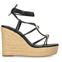 STEVE MADDEN Women's 'Tulym Black' Sandals in Black | Size: 4