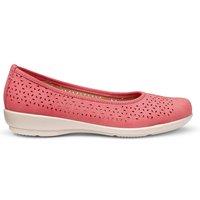 Hotter Women's 'Livvy II' Ballet Pumps in Rose | Size: 4