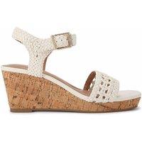 Carvela Women's 'Portofino Wedge' Sandals in Cream | Size: 7