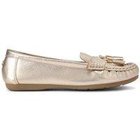 Carvela Women's 'Fiasco' Leather Flats in Gold | Size: 3