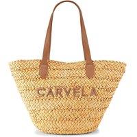 Carvela Women's 'Nicola Straw Basket' Bag in Tan