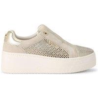Carvela Women's 'Connected Laser Trainer' Trainers in Gold | Size: 8