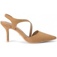 Carvela Women's 'Symmetry Court' Fabric Heels in Taupe | Size: 5