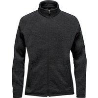Stormtech Women's Avalante Heather Full Zip Fleece Jacket in Black | Size: XL