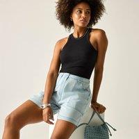 Regatta Women's Liza Casual Shorts in Pale Blue | Size: 12