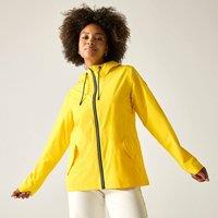 Regatta Women's Bayletta Hooded Waterproof Jacket in Yellow | Size: 8