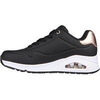 Skechers Women's Uno Golden Air Lace-Up Trainers - Black | Size: 5