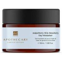 Dr. Botanicals Anti-Ageing Juniperberry Oil & Strawberry Day Moisturiser 50ml in White