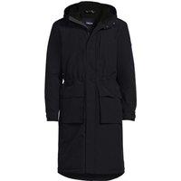 Lands' End Men's Squall Stadium Coat in Black | Size: Medium