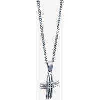Fred Bennett Men's Cross Pendant FB-P2563 in Silver | Size: Standard