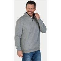 Raging Bull Men's Classic Jersey Quarter Zip Sweat in Grey | Size: 2XL