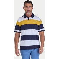 Raging Bull Men's Chestband Stripe Jersey Polo | Size: 2XL