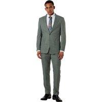 XPOSED Men's Kaiser Textured Tailored 2 Piece Suit in Green | Size: 54R