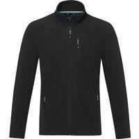 Elevate NXT Men's Amber Full Zip Fleece Jacket in Black | Size: XS