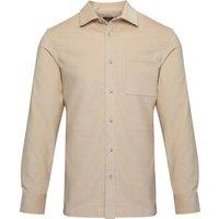 Elevate NXT Men's Alum Silhouette Corduroy Shirt in Beige | Size: Small