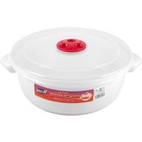 Bedsland SZ Micro Pot 2L with Steam Release Valve - Safe Cooking Container in White | Size: 2.5L