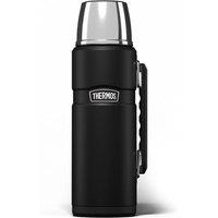 Thermos Stainless King 1.2L Vacuum Flask with Serving Cup - Matt Black