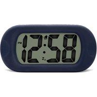 Acctim Silicone Digital Alarm Clock Smartlite Crescendo Alarm Easy Read Jumbo Display Silicone Case in Dark Blue