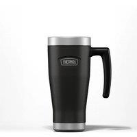 Thermos Icon Series 470ml Stainless Steel Travel Mug - Granite Black