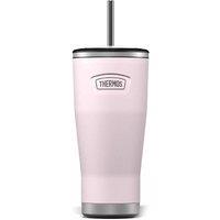 Thermos Icon Series Stainless Steel Straw Tumbler 710ml - Peony Pink