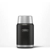 Thermos Icon Series 710ml Food Flask with Spoon - Granite Black