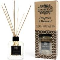 KDMD 200ml Petitgrain & Rosewood Essential Oil Reed Diffuser in Black