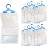 Harbour Housewares Hanging Wardrobe Dehumidifiers - 230g - Unscented - Pack of 12 in White