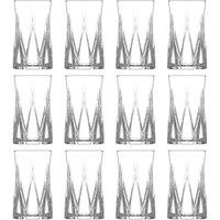 LAV Zoey Highball Glasses - 380ml - Pack of 12 in Clear