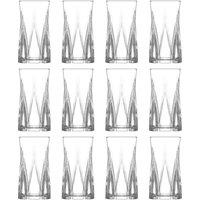 LAV Zoey Highball Glasses - 480ml - Pack of 12 in Clear