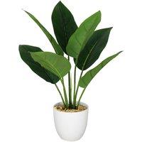 Leaf Artificial Foliage Plant Potted Aureum 45cm in Green