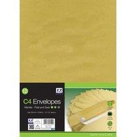 A Star Peel & Seal Manilla Envelope (Pack Of 12) in Brown