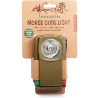 Kikkerland Huckleberry Morse Code Flash Light in Green