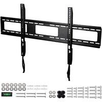 Levede TV Wall Bracket Slim for 32-85 In Flat LED LCD OLED Plasma VESA 80x40 in Black