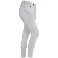 Aubrion Girl's Thompson Breeches in White | Size: 7-8 Years