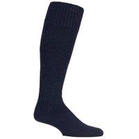 Sock Snob Men's 1 Pack Knee High Long Fisherman Angling Socks in Navy | Size: 6-11