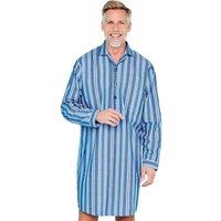Chums Men's Traditional Striped Nightshirt in Navy | Size: 2XL