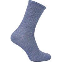 COMODO Men's Alpaca Merino Wool Hiking Socks | Breathable Trekking Socks in Light Blue | Size: 6-8