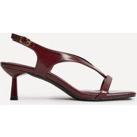 Linzi Women's Myth Burgundy Heeled Sandals | Size: 6-Standard Fit