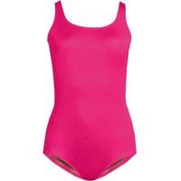 Lands' End Women's Tugless Swimsuit in Rose | Size: 18